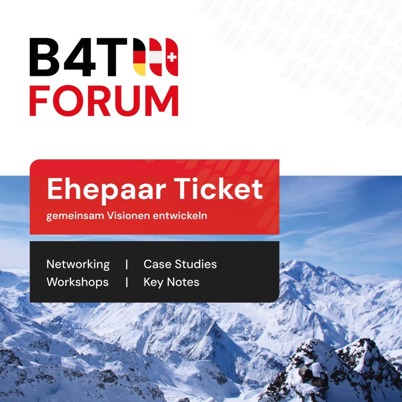 B4T Forum 2026 Ehepaar Ticket