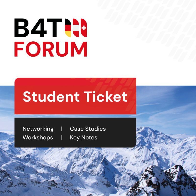 B4T Forum 2026 Studenten Ticket