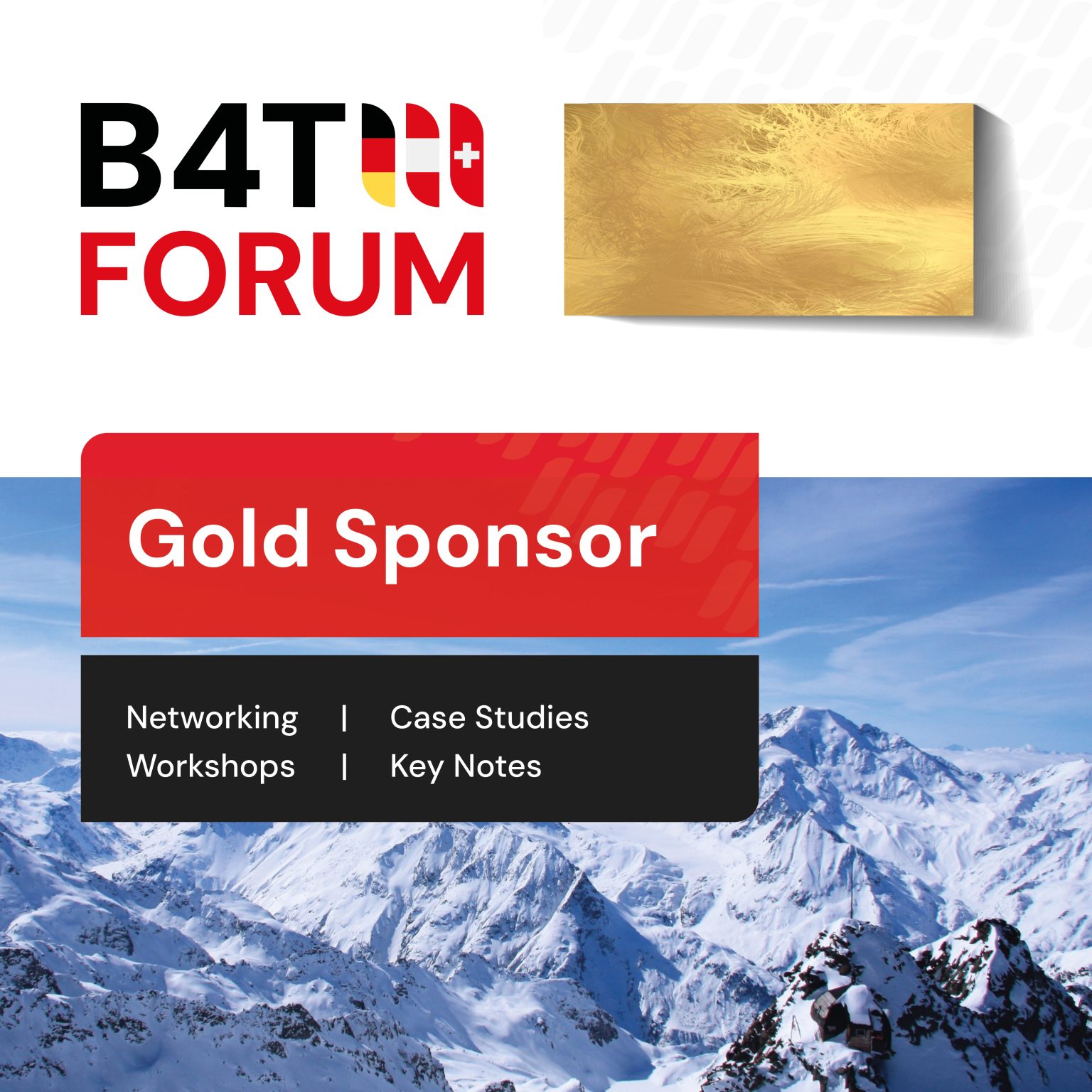 B4T Forum Gold Sponsor